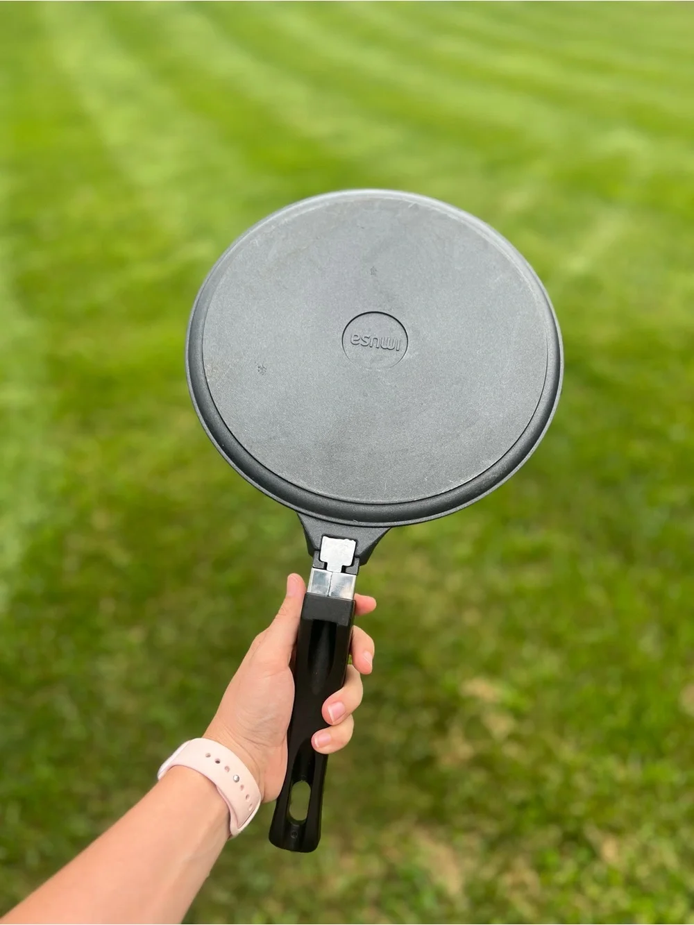 Imusa Black Crepe and Pancake Pan Great Condition Hardly Used